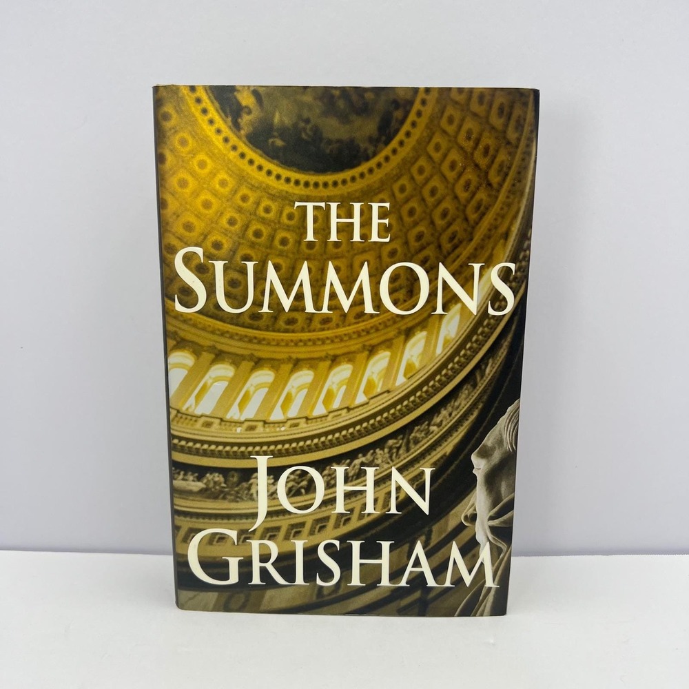 The Summons John Grisham Hardcover 1st Edition 2002 Legal Thriller Mystery w/ DJ